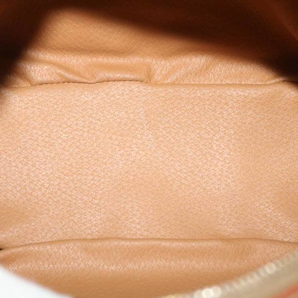 CELINE Macadam Canvas Hand Bag PVC Leather Beige Auth 38694 - Picture 10 of 16